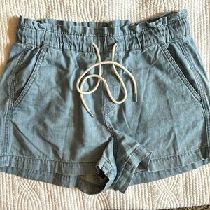 Elevated Denim Tie Shorts